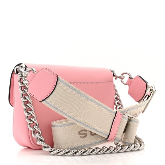 Marc Jacobs The J Pink Quartz Smooth Leather Shoulder Crossbody Handbag Purse - Picture 3 of 14